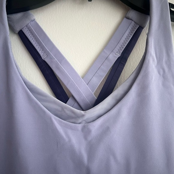 Lululemon Stash N Run Berry Mist Blue Running Strappy Tank Top - Picture 8 of 10